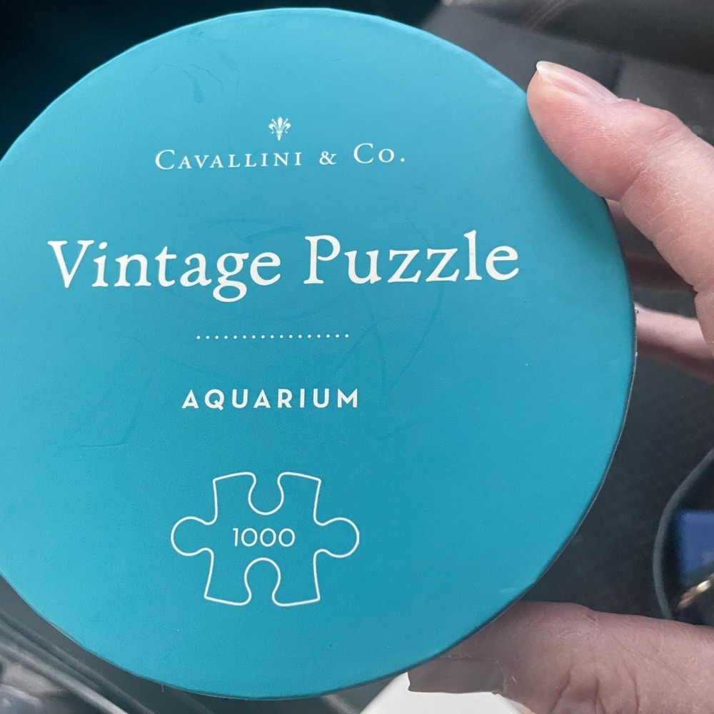 Cavallini & Co Aquarium Vintage Puzzle 1000 Pieces Fish Sea Life PZL/FISH 2020 - Picture 3 of 4